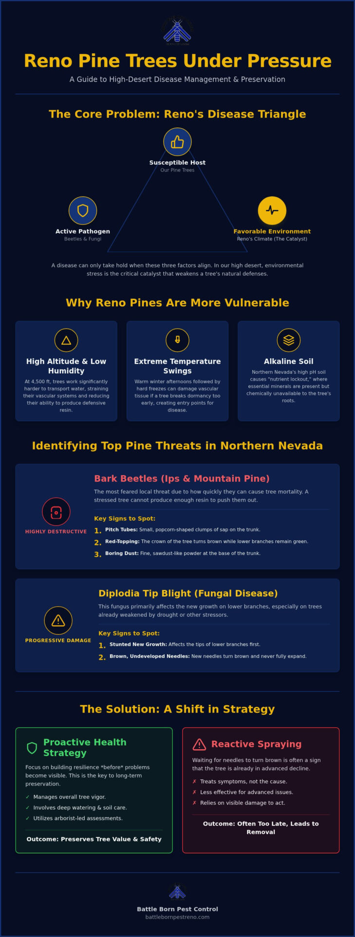 Pine Tree Disease Management in Reno: A Homeowner’s Guide to Preservation