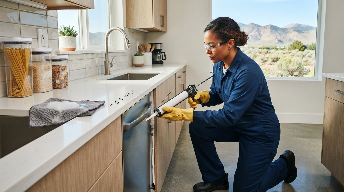 Prevent Ants in Kitchen Reno by Sealing Gaps and Cleaning Trails
