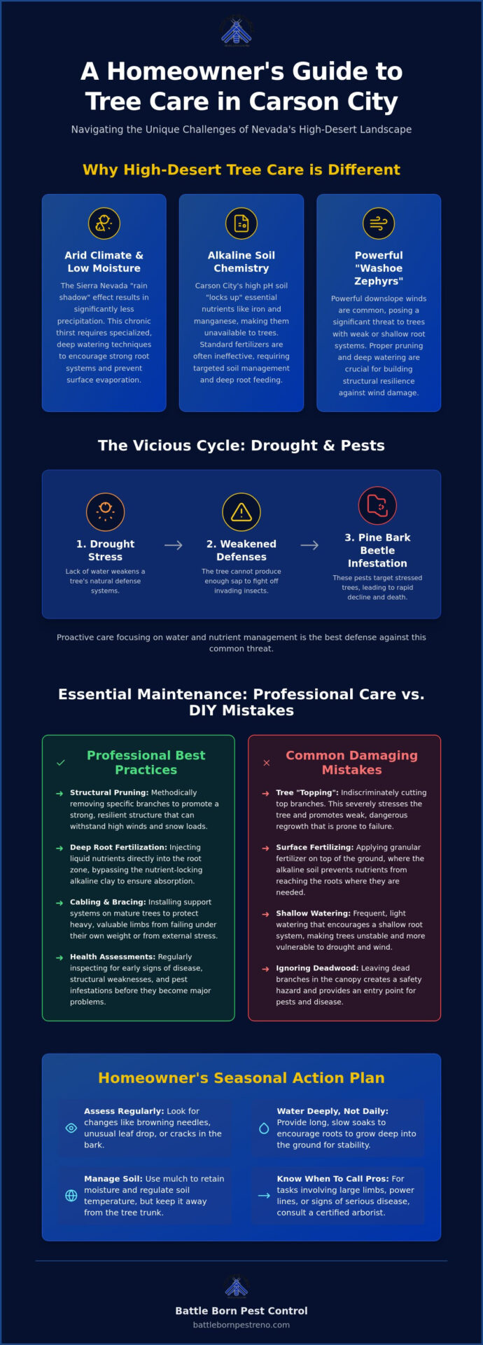 Residential Tree Care in Carson City: A Complete Homeowner’s Guide
