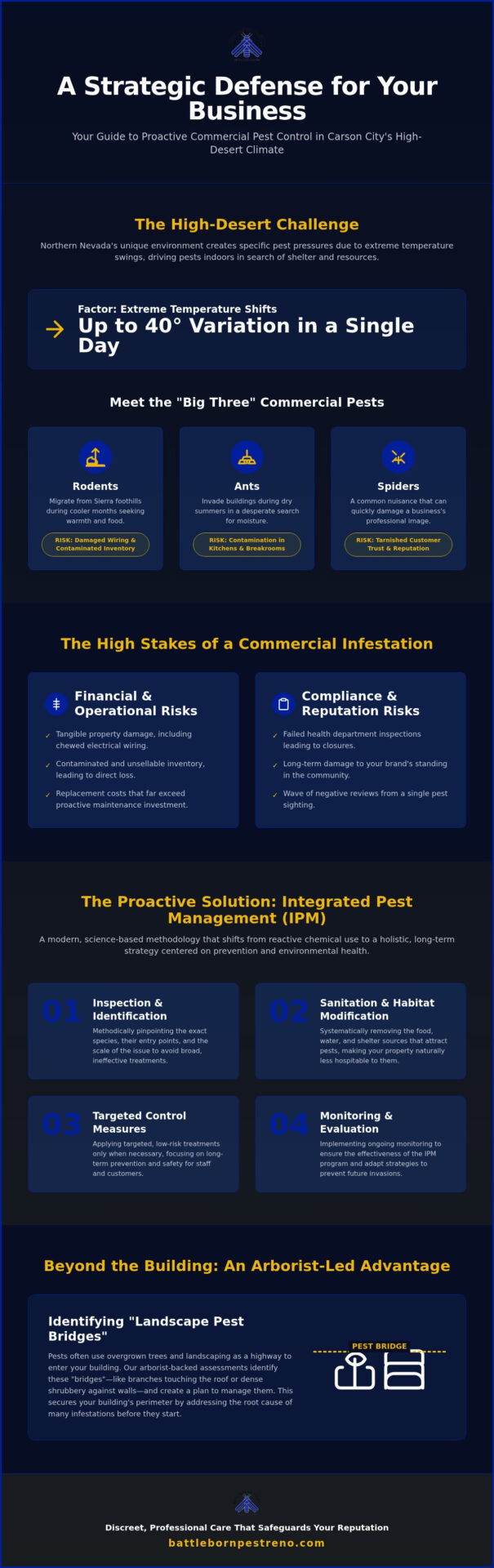 Commercial Pest Control Carson City: Protecting Your Business Reputation in 2026