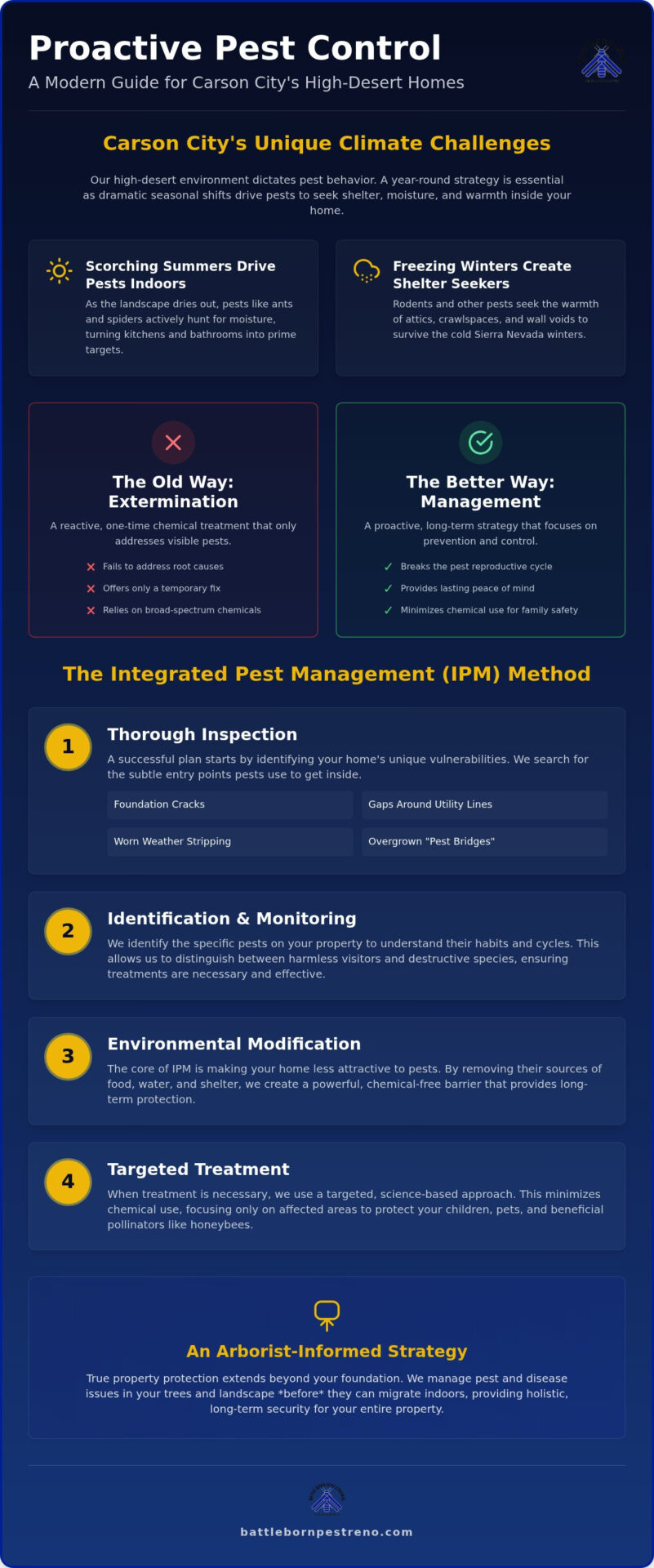 Residential Pest Control in Carson City: The Homeowner’s Guide to Safe Management